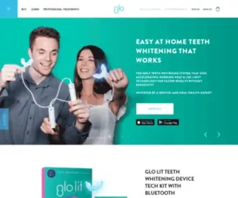 Gloscience.com(GLO Science Teeth Whitening Kits and Accessories) Screenshot