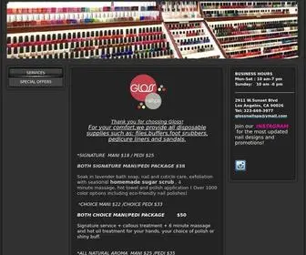 Gloss-Nailspa.com(Gloss NailSpa) Screenshot