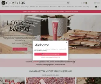 Glossybox.se(Den Ultimata Skönhetsupplevelsen) Screenshot