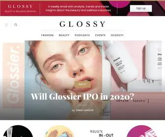 Glossy.co(The evolution of fashion and beauty) Screenshot