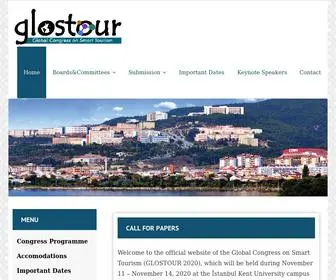 Glostour.org(Global Congress on Smart Tourism) Screenshot