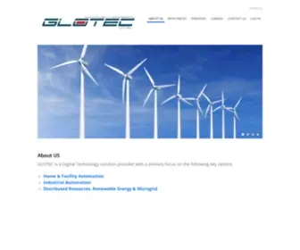 Glotec.co(About Us) Screenshot