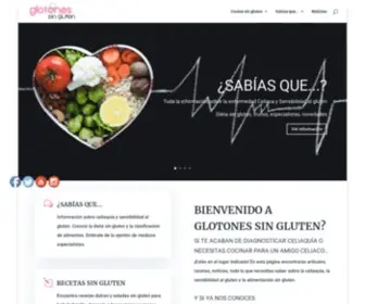 Glotonessingluten.com(Recetas sin Gluten) Screenshot