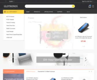 Glotrends-Store.com(GLOTRENDS PCIE M.2 Adapter NVMe Adapter M.2 Heatsink) Screenshot