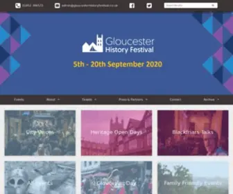 Gloucesterhistoryfestival.co.uk(Gloucester History Festival) Screenshot