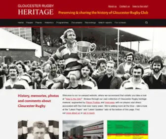 Gloucesterrugbyheritage.org.uk(Gloucester Rugby Heritage) Screenshot