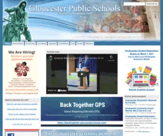Gloucesterschools.com(Gloucester Public Schools) Screenshot