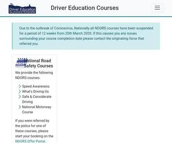 Gloucestershirecourses.org(Driver Education Courses) Screenshot