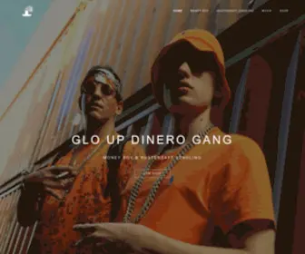 Gloupdinerogang.com(Offizielle Webseite der Glo Up Dinero Gang) Screenshot