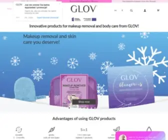 Glov.eu(Innovative products for makeup removal and home SPA) Screenshot