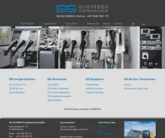 Glovebox-SYstems.com(GS Glovebox) Screenshot
