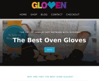 Gloven.co.uk(Gloven Oven Gloves) Screenshot