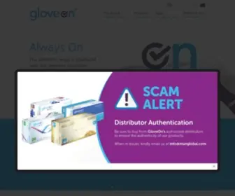 GloveonGlobal.com(Gloveon) Screenshot