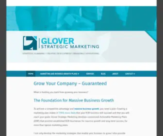 Glovermarketing.com(Glover Strategic Marketing) Screenshot