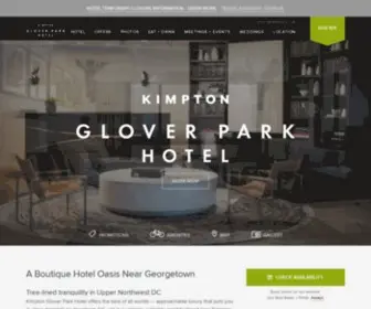 Gloverparkhotel.com(Glover Park Hotel Georgetown) Screenshot