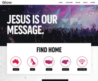 Glowchurch.com(Glow Church) Screenshot