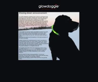 Glowdoggie.com(Lighted dog collars) Screenshot