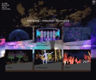 Glowfestival.com.au(Winter Arts Festival) Screenshot