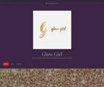 Glowgirl.blog(Glow Girl) Screenshot