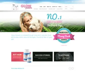 Glowgroom.com(Dog Tear Stain Remover) Screenshot