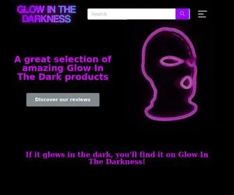 Glowinthedarkness.com(Glow In The Darkness) Screenshot
