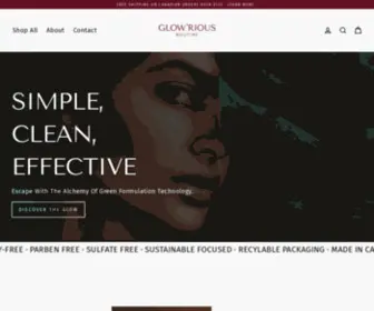 Glowriousroutine.com(Our philosophy) Screenshot