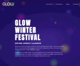 Glowyyc.com(Glow Winter Festival Glow Winter Festival) Screenshot