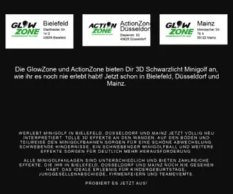 Glowzone.de(3D Schwarzlicht Minigolf) Screenshot