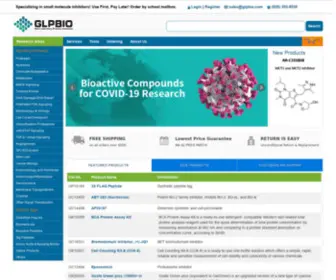 GLpbio.com(Master of Small Molecules) Screenshot