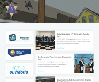 GLP.org.br(Grande Loja do Paraná) Screenshot