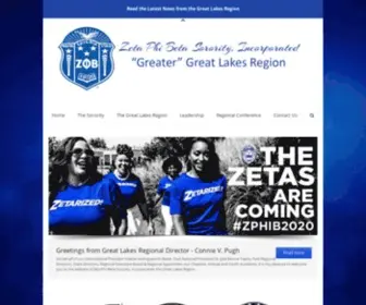 GLrzetas.org(Zeta Phi Beta Sorority) Screenshot