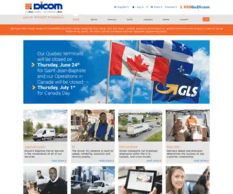 GLS-Canada.com(Shipping, courier and expedited transportation services) Screenshot