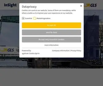 GLS-Insight.eu(The magazine for GLS customers) Screenshot