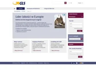 GLS-Poland.com(Your high class parcel service) Screenshot