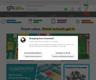 Glsed.co.uk(Experts in Educational Supplies) Screenshot