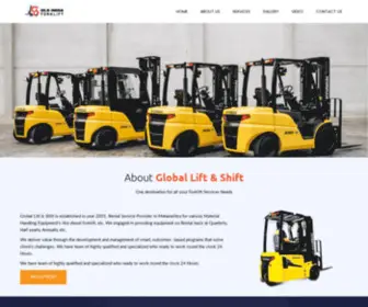 Glsindia.co.in(Global Lift & Shift) Screenshot