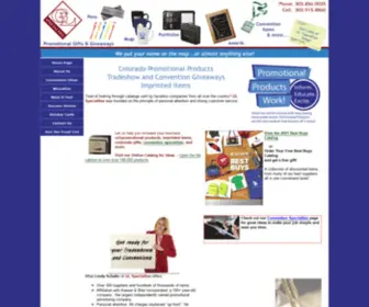 GLspecialties.com(Colorado Promotional Products Trade Show Convention Giveaways Imprinted Items Gifts) Screenshot