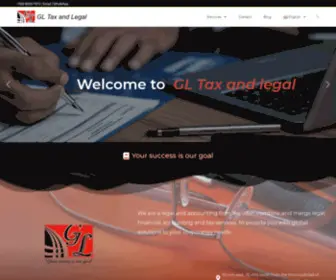 Gltaxandlegal.com(GL Tax and Legal) Screenshot