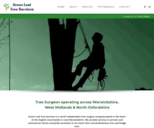 GLtreeservices.co.uk(Green Leaf Tree Services) Screenshot