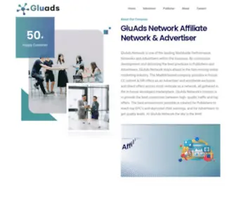 Gluads.com(GluAds Network) Screenshot