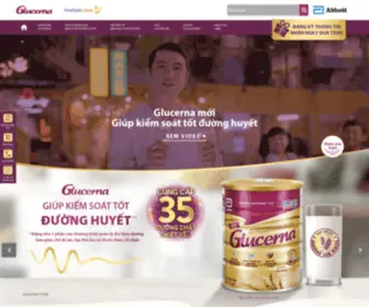 Glucerna.com.vn(Sữa Glucerna) Screenshot