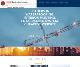 Gluckconstructionservices.com(Gluck Construction) Screenshot