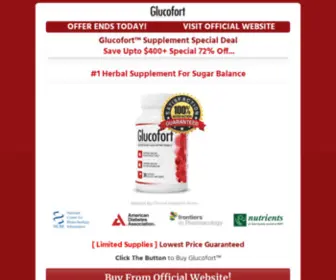 Glucoforts.com(Glucofort™) Screenshot