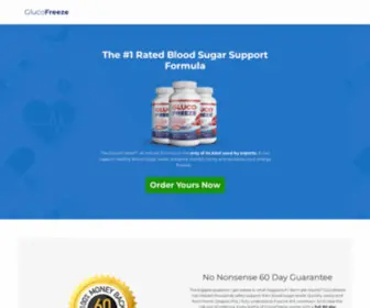 Glucofreeze.com(Support Your Blood Sugar) Screenshot