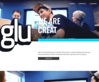Glu.com(The bar is high for the games we create and the people we hire. Glu) Screenshot