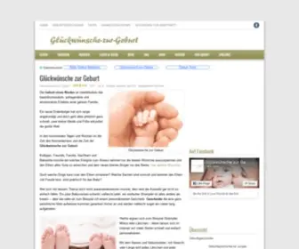Glueckwuensche-Zur-Geburt.net(Glückwünsche zur Geburt) Screenshot