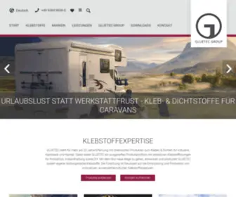 Gluetec-Industrieklebstoffe.de(Gluetec Industrieklebstoffe) Screenshot