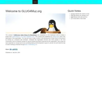 Glug4Muz.org(GNU/Linux User Group For Muzaffarpur) Screenshot