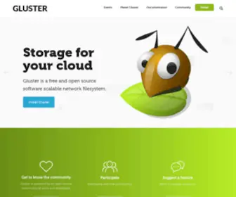 Gluster.org(Gluster) Screenshot