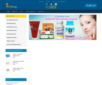 Glutamart.com(India's #1 Source Of Skin Care & Health Products) Screenshot